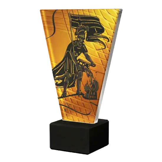 Trophée en verre Saint Florian VL/1/FIR Trophée en verre Saint Florian VL/1/FIR