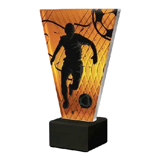 Trophée en verre Succès Football VL/1/SOC2 Trophée en verre Succès Football VL/1/SOC2