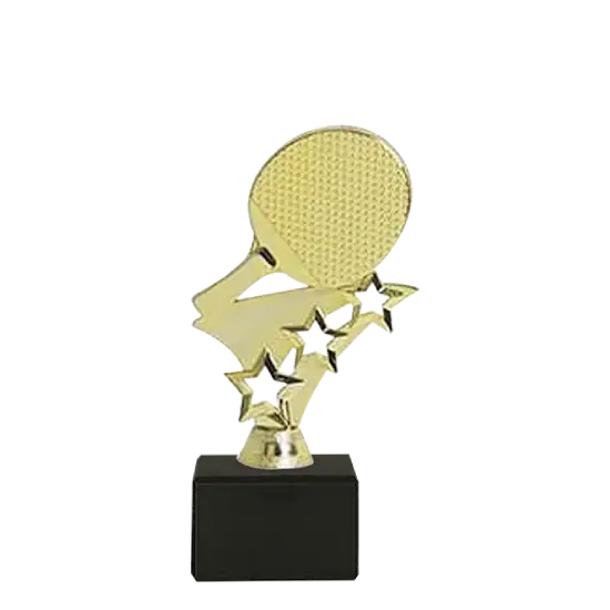 Trophée en plastique Raquette de Ping-pong S7F277/G Trophée en plastique Raquette de Ping-pong S7F277/G