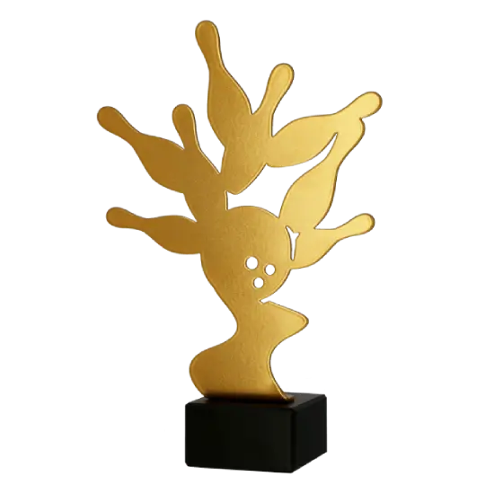 Trophée en métal Bowling ML-BOW Trophée en métal Bowling ML-BOW