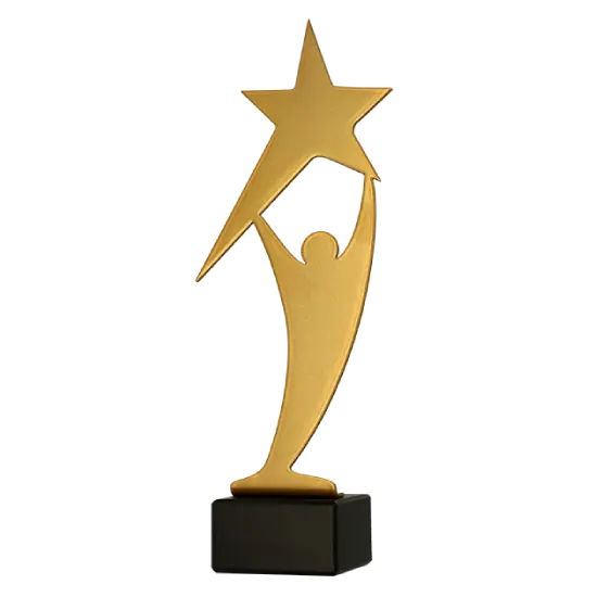 Trophée en métal Étoile du Succès ML-STA2 Trophée en métal Étoile du Succès ML-STA2
