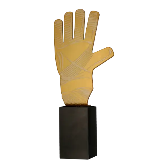 Trophée Métallique Gant de Gardien MLV-SOC3 Trophée Métallique Gant de Gardien MLV-SOC3