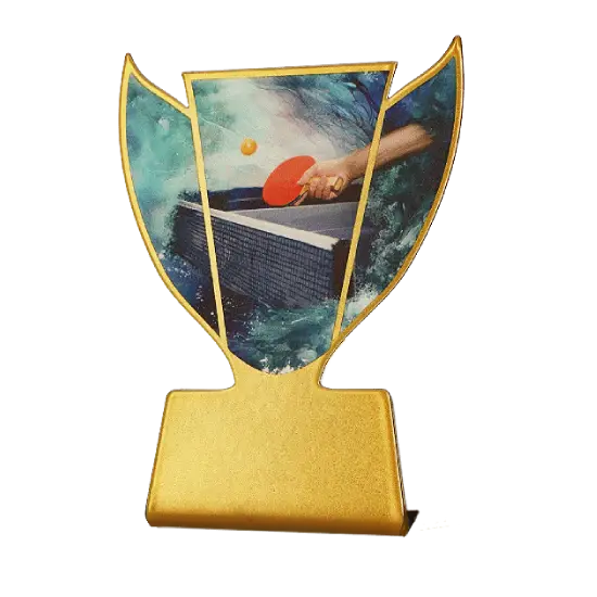 Trophée en métal Tennis de table SL-TAB Trophée en métal Tennis de table SL-TAB