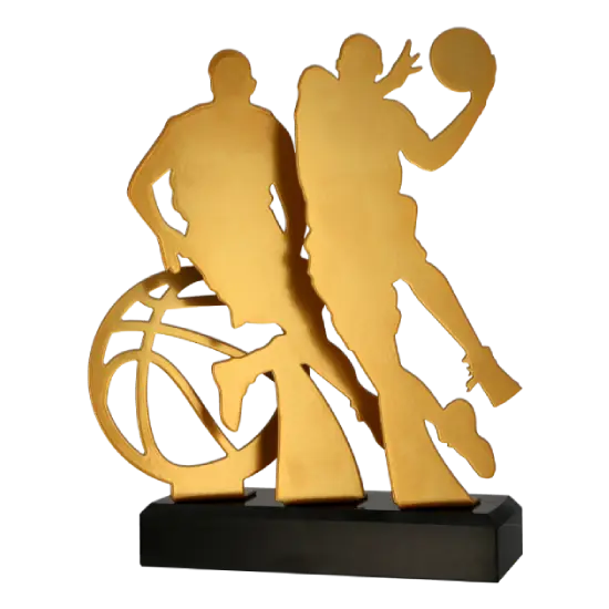 Trophée en métal Basket-ball TM002-BAS1 Trophée en métal Basket-ball TM002-BAS1