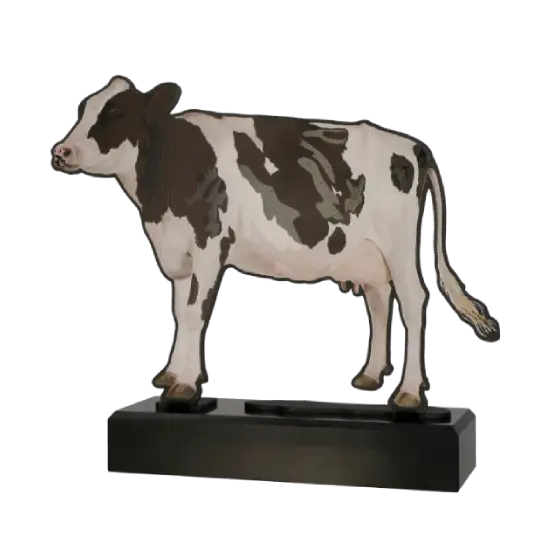 Trophée en métal Vache TM005-COW Trophée en métal Vache TM005-COW