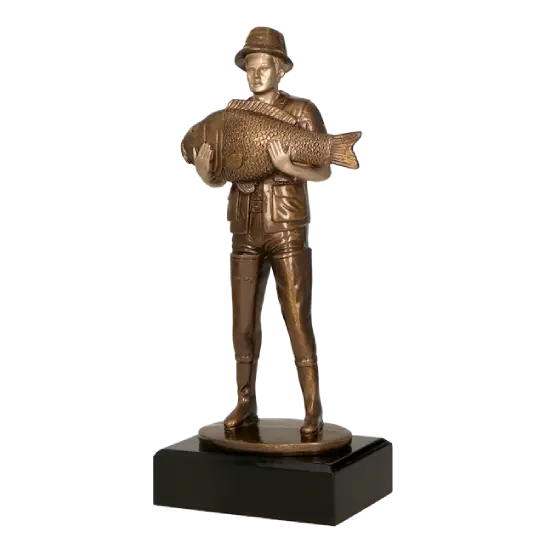 Trophée en résine Pêcheur Fier RFXR17 Trophée en résine Pêcheur Fier RFXR17