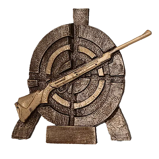 Trophée en résine Fusil RTY3065 Trophée en résine Fusil RTY3065