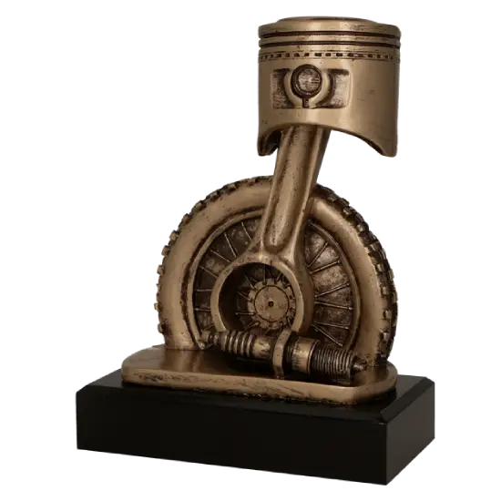 Trophée en résine Piston de moteur RTY3840 Trophée en résine Piston de moteur RTY3840