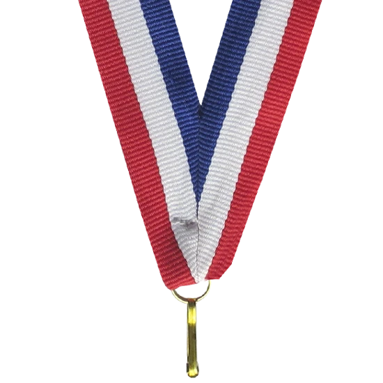 Ruban pour médaille V8-BL/W/R Ruban pour médaille V8-BL/W/R