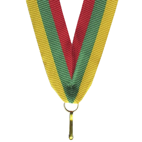 Ruban pour médaille V8-R/GN/Y Ruban pour médaille V8-R/GN/Y