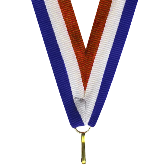 Ruban pour médaille V2-R/W/BL Ruban pour médaille V2-R/W/BL