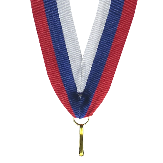 Ruban pour médaille V2-W/BL/R Ruban pour médaille V2-W/BL/R