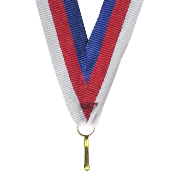 Ruban pour médaille V8-BL/R/W Ruban pour médaille V8-BL/R/W