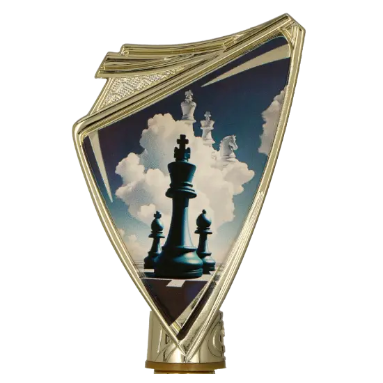 Coupe avec Pièces d’Échecs 9297/CHE Coupe avec Pièces d’Échecs 9297/CHE – Image 2