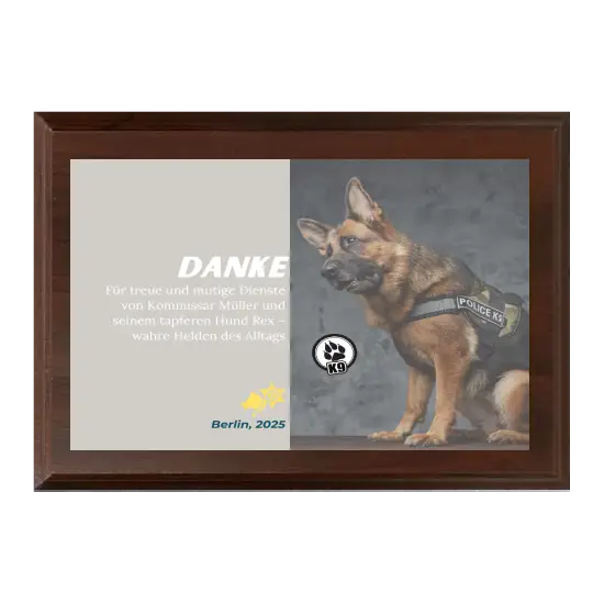 Diplôme en bois unique HG255 Diplôme en bois unique HG255 – Image 3